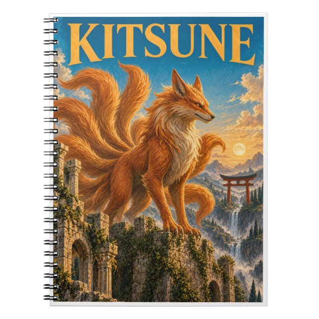 Carnet Kitsune, Monstre de Fantasy Gothique (Devant)