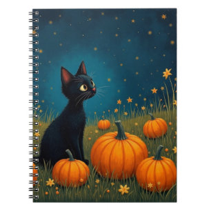 Carnet Kitten avec Citrouille