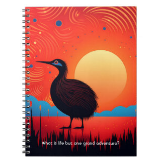 Carnet Kiwi Bird à Twilight