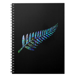 CARNET KIWI NEW ZEALAND FERN PAUA