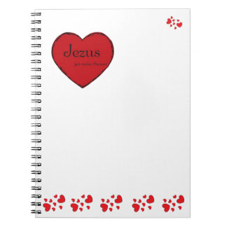 Carnet Klasyczny spiralny notatnik Jezus jest moim Panem!