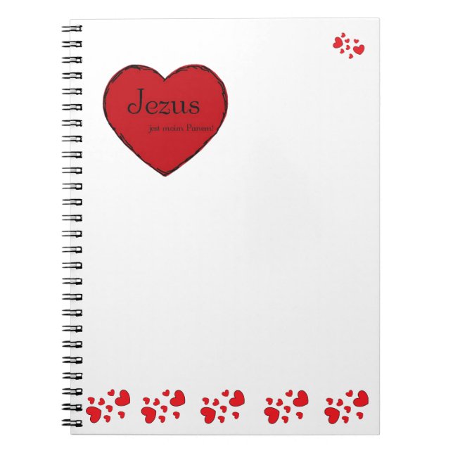 Carnet Klasyczny spiralny notatnik Jezus jest moim Panem! (Devant)