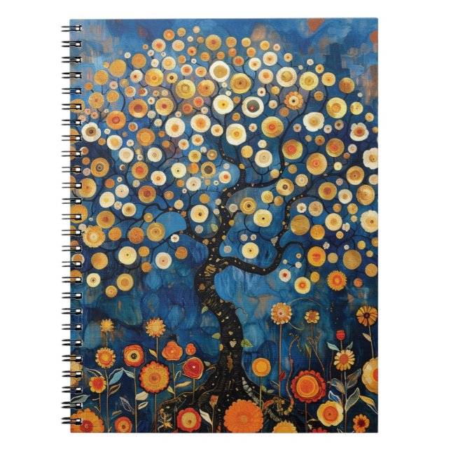 Carnet Klimt Tree of Life (Devant)