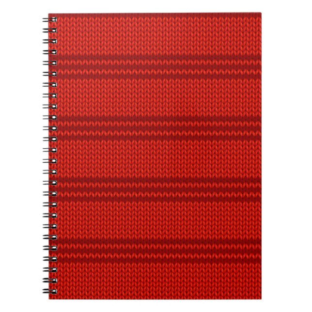 Carnet Knit rouge (Devant)