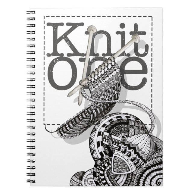 Carnet Knit un art de griffonnage (Devant)