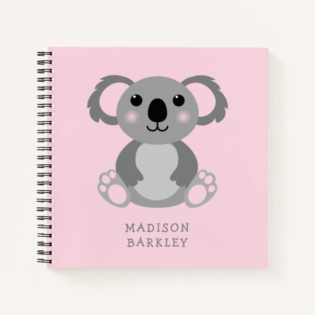 Carnet Koala Bear Kid's Cute (Devant)
