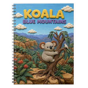 Carnet Koala Blue Mountains Moderne KlayKoo
