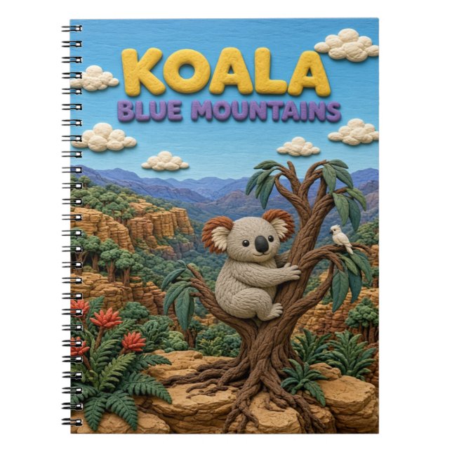 Carnet Koala Blue Mountains Moderne KlayKoo (Devant)