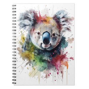 Carnet Koala Colorido : una ilustración vibrante