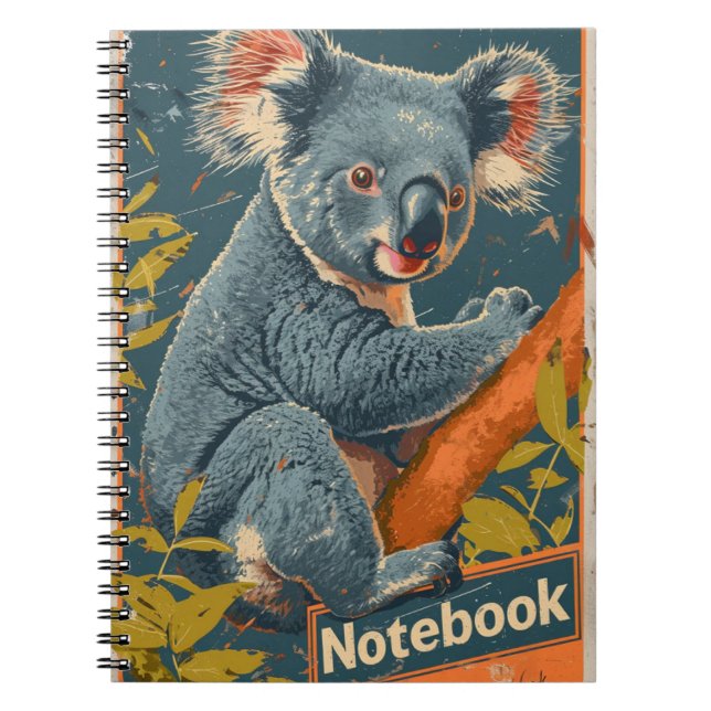 Carnet Koala Vintage (Devant)