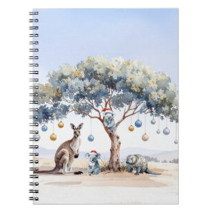 Carnet Koalas Kangourou Ornithorynque Noël Gommier Boules