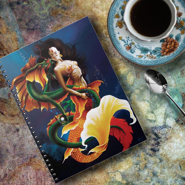 Carnet Koi Mermaid et Dragon (Créateur téléchargé)