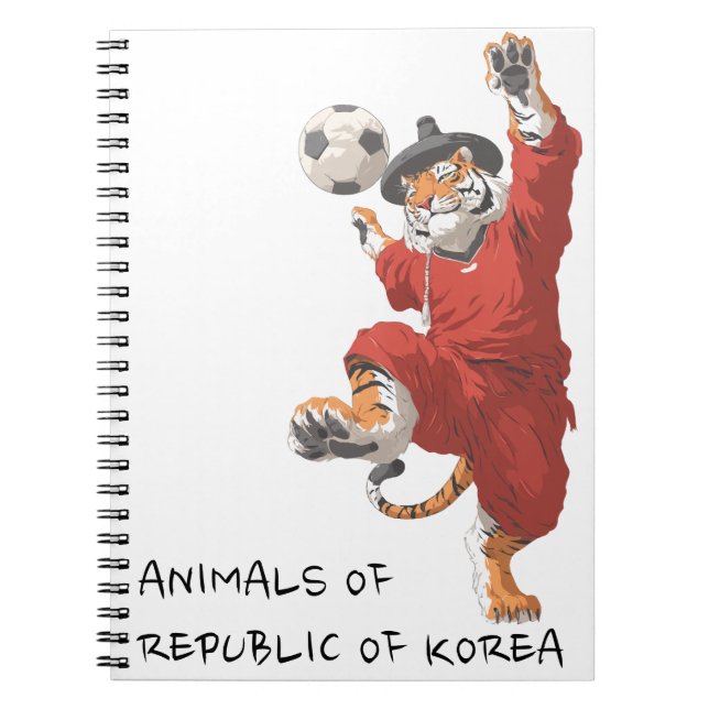 Carnet Korean Tiger Striker in Gat (Devant)