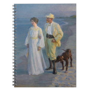 Carnet Kroyer - The Artist and his Wife on the Beach