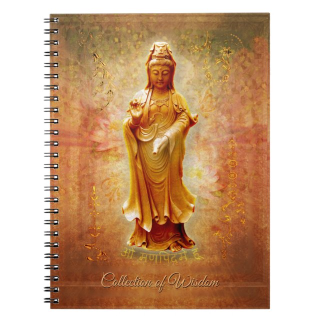 Carnet Kuan Yin (personnalisable) (Devant)