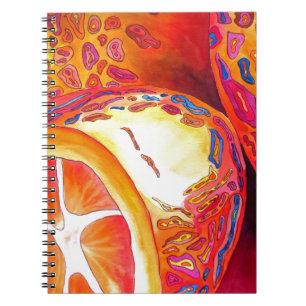 Carnet Kumquats agrumes oranges aquarelles fruits art