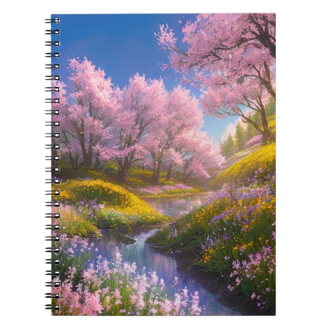 Carnet La beauté charmante des Sakura Trees (Devant)