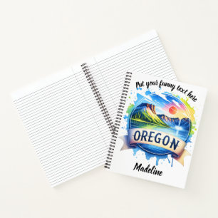 Carnet La beauté de l'Oregon dans un art vibrant