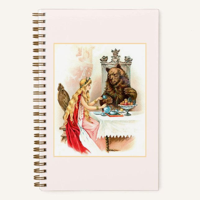 Carnet La Belle en rose et la Bête  (Recto)