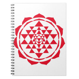 Carnet La belle Saraswati Yantra pour la croissance et la