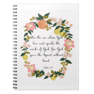 Carnet La bible exprime l'art en vers - 3h34 de John