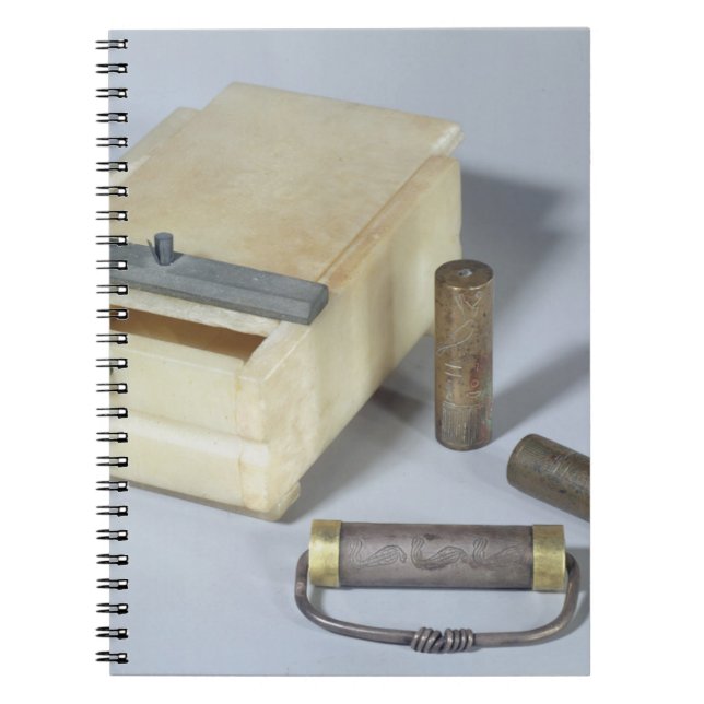 Carnet La boîte d'albâtre et le bronze et l'argent (Devant)