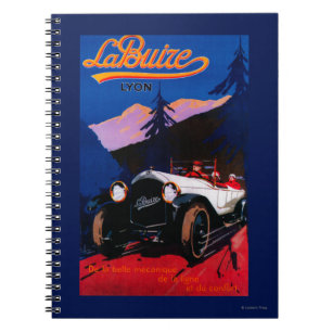 Carnet La Buize Lyon Poster Vintage Europe