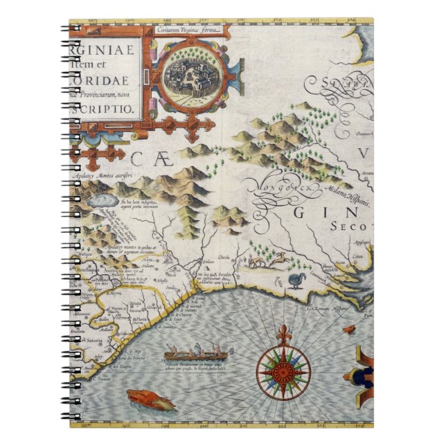 Carnet La Caroline du Nord, intitulée 'article de (Devant)