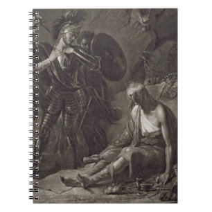 Carnet La caverne du désespoir, de Spenser, gravé par V