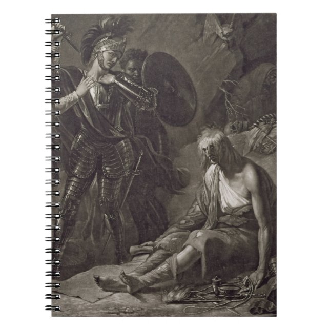 Carnet La caverne du désespoir, de Spenser, gravé par Val (Devant)