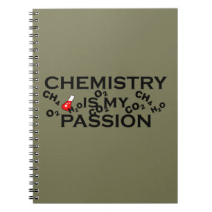 Carnet la chimie est ma passion drôle chémotiste