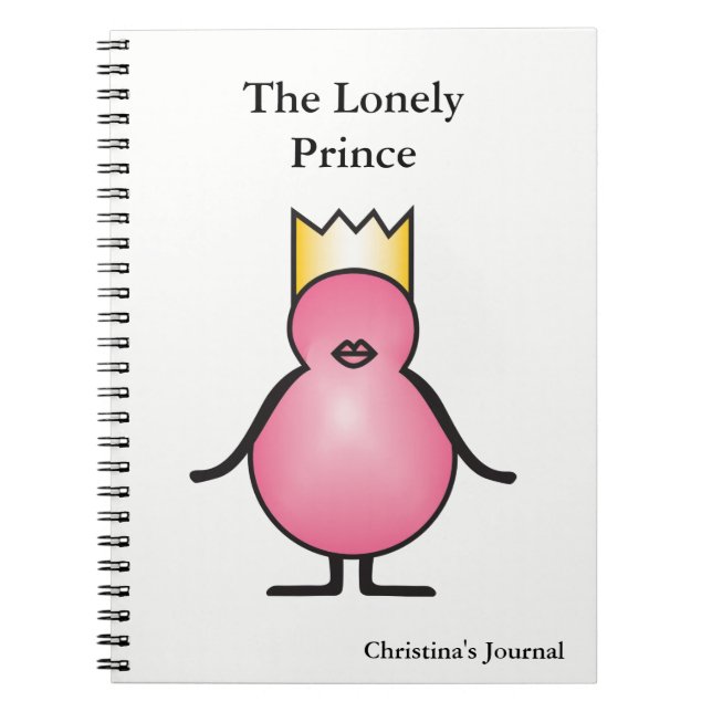 Carnet La collection Lonely Prince personnalisée (Devant)