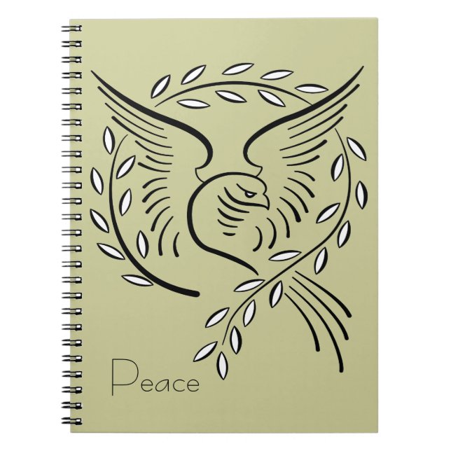 Carnet La colombe de la paix (Devant)