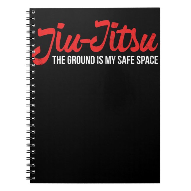 Carnet La conception de Jiu Jitsu la terre est mon espace (Devant)