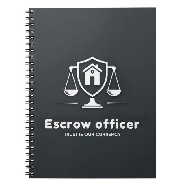 Carnet La confiance est notre devise – Officier de séques (Devant)