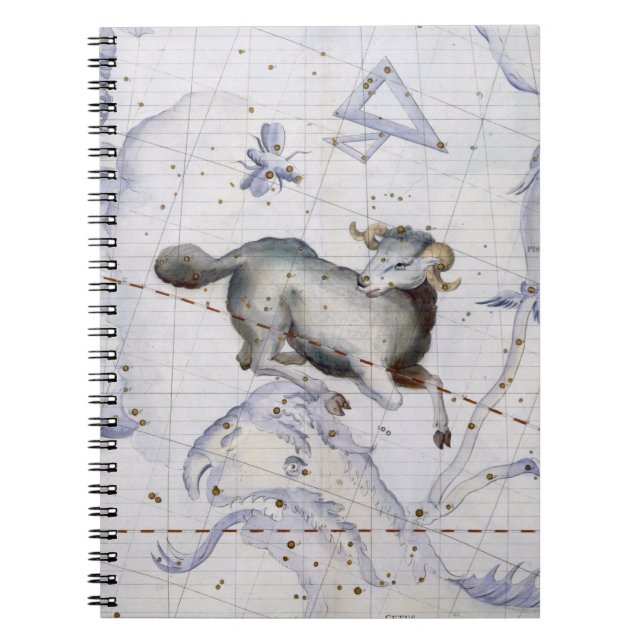 Carnet La constellation de Bélier, plaquent 4 du 'atlas (Devant)