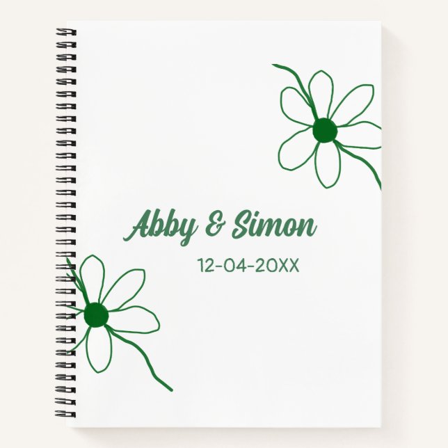 Carnet La correspondance parfaite ajouter nom de couple d (Devant)