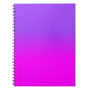 Carnet La couleur au néon d'ombre d'Ombre de pourpre et