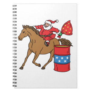 Carnet La course de canon Noël Père Noël sur le Barrel Ho