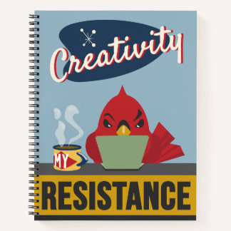 Carnet "La créativité est ma résistance" – Pointillé