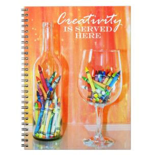 Carnet La créativité est servie ici