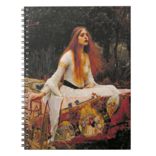 Carnet La Dame de Shalott John William Waterhouse