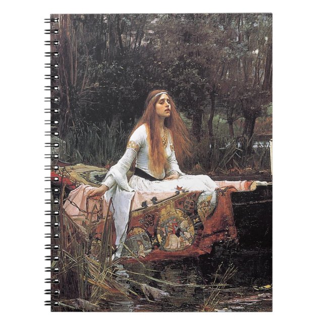 Carnet La Dame de Shalott par John W. Waterhouse (Devant)