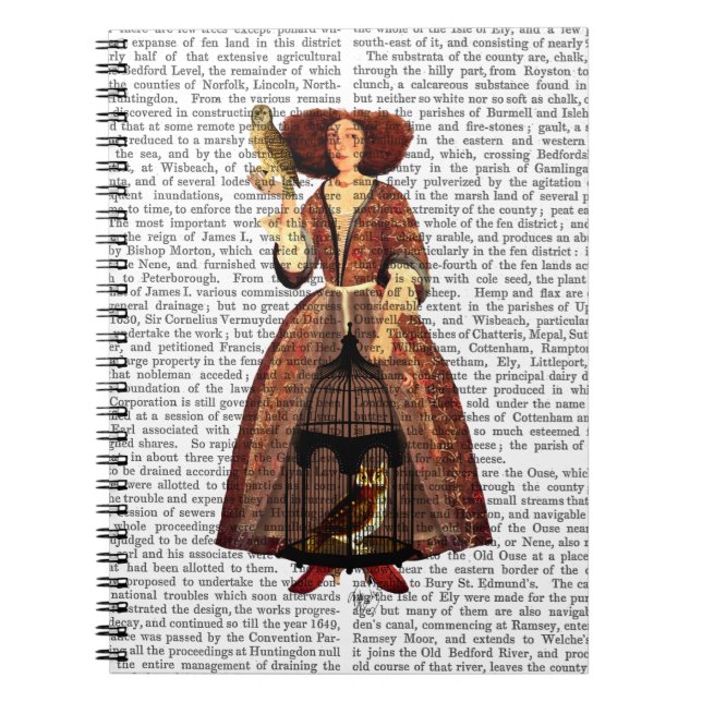 Carnet La Dame des Chouettes (Devant)