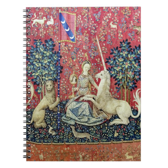 Carnet La Dame et la licorne, Vue (Devant)
