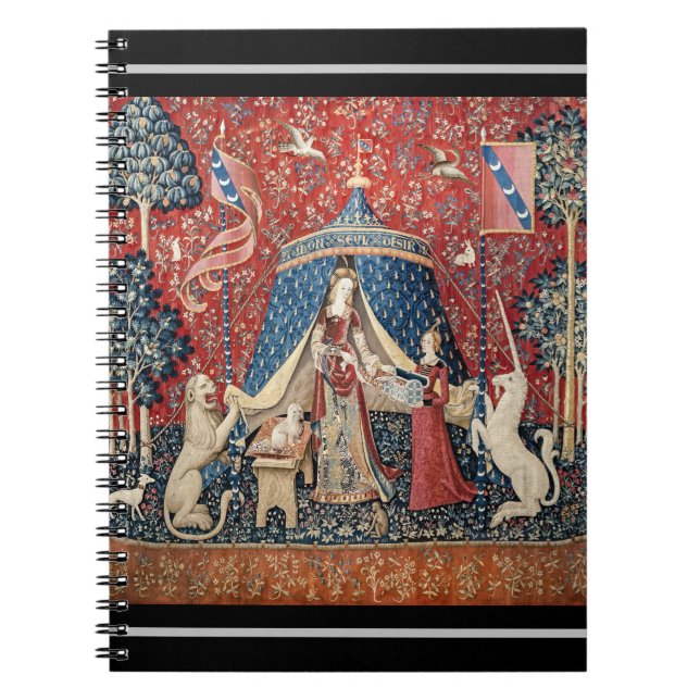 Carnet La Dame et l'Unicorne, À mon seul désir (Devant)