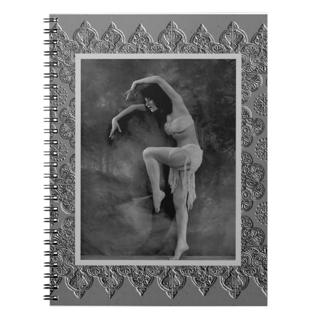 Carnet La danseuse vintage Kyra (Devant)