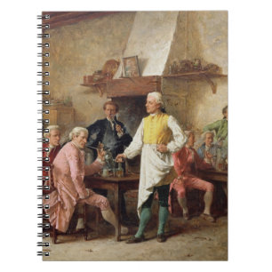 Carnet La discussion d'un monsieur, 1881 (huile sur le