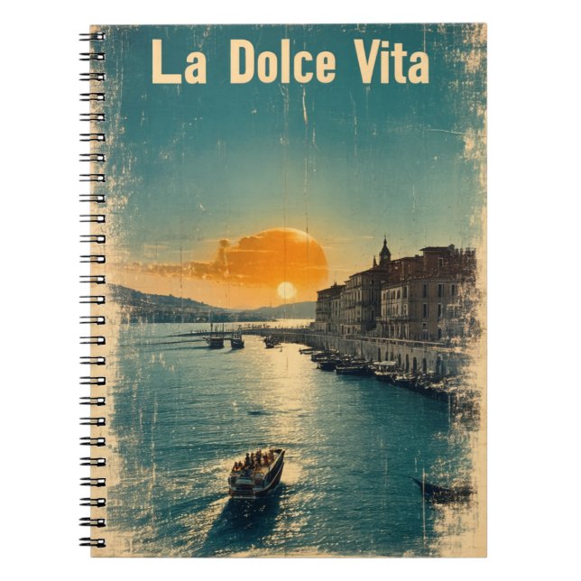 Carnet . La Dolce Vita - Inspired by 1960s Posters (Devant)