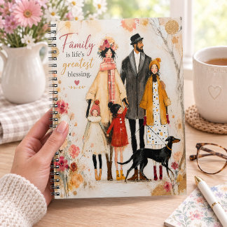 Carnet La famille est la plus grande bénédiction de la vi